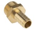 Hose Connector, 12.7mm, G1/2", Male Thread, Brass, Pack of 2 pieces